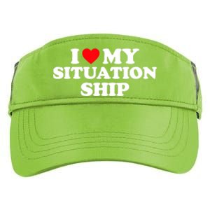 I Love My Situationship I Heart My Situationship Adult Drive Performance Visor