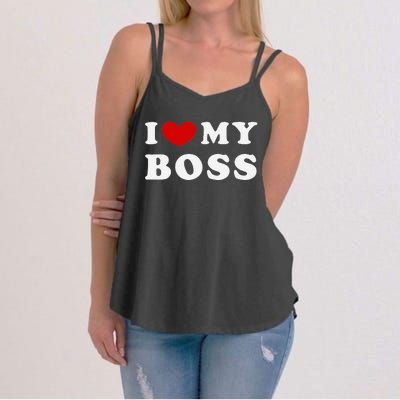 I Love My Boss Women's Strappy Tank