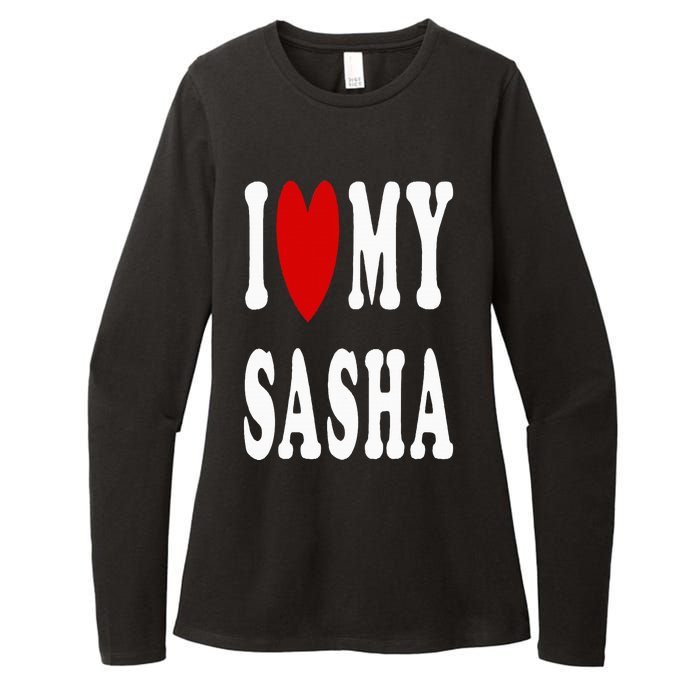 I Love My Sasha I Heart My Sasha Womens CVC Long Sleeve Shirt