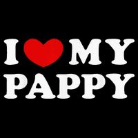 I Love My Pappy I Heart My Pappy Cooling Performance Crew T-Shirt