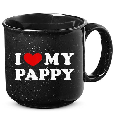 I Love My Pappy I Heart My Pappy 15oz Campfire Ceramic Mug