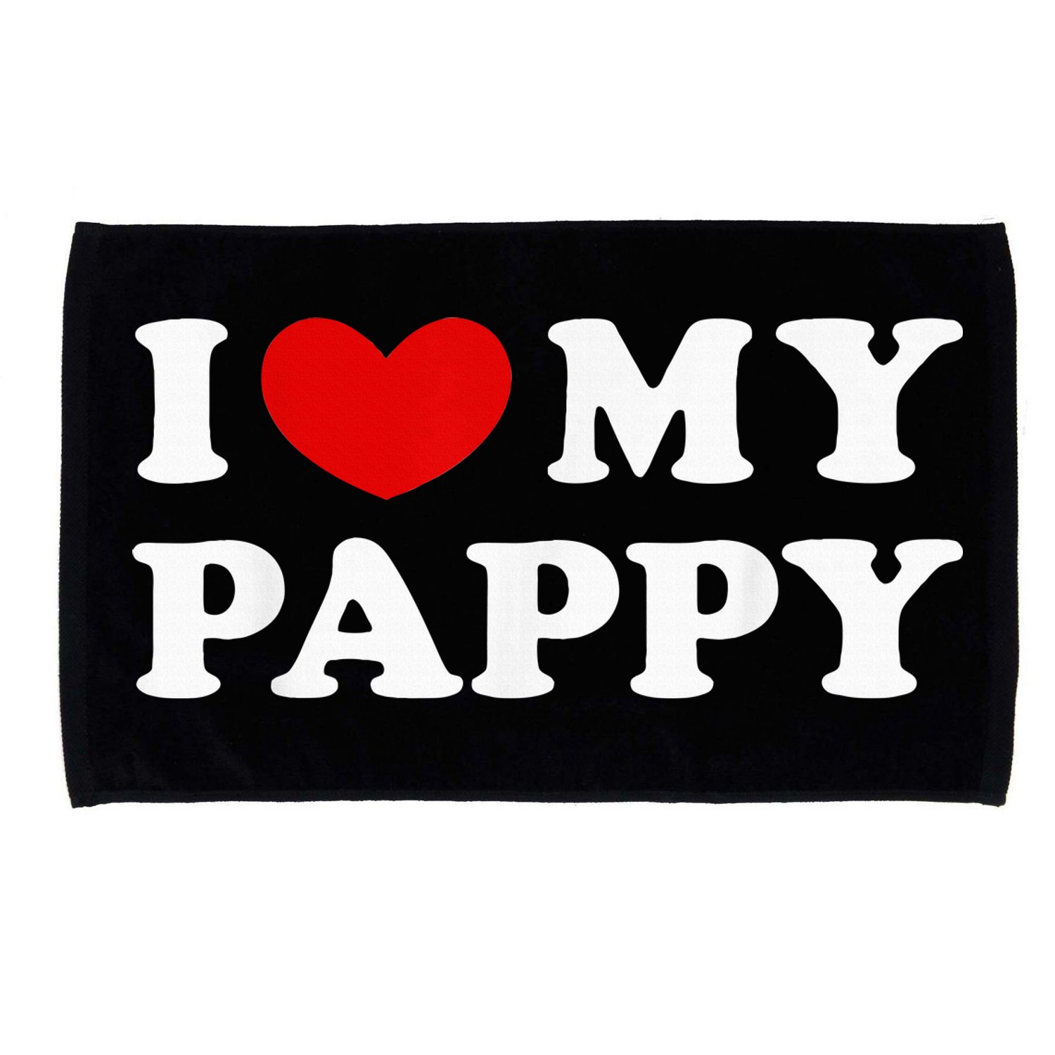 I Love My Pappy I Heart My Pappy Microfiber Hand Towel