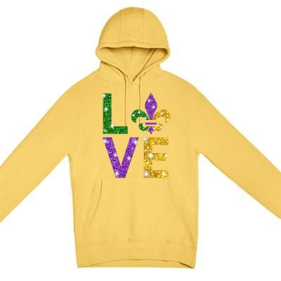 I Love Mardi Gras Shirt For Girls, Women , Men Premium Pullover Hoodie