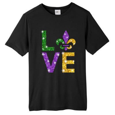 I Love Mardi Gras Shirt For Girls, Women , Men Tall Fusion ChromaSoft Performance T-Shirt