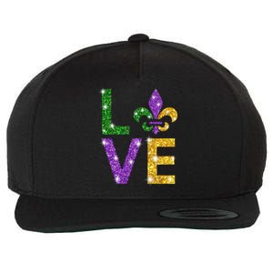 I Love Mardi Gras Shirt For Girls, Women , Men Wool Snapback Cap