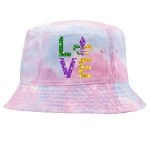 I Love Mardi Gras Shirt For Girls, Women , Men Tie-Dyed Bucket Hat