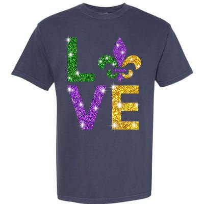 I Love Mardi Gras Shirt For Girls, Women , Men Garment-Dyed Heavyweight T-Shirt