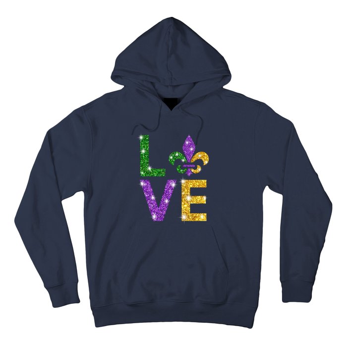 I Love Mardi Gras Shirt For Girls, Women , Men Hoodie