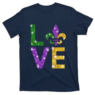 I Love Mardi Gras Shirt For Girls, Women , Men T-Shirt