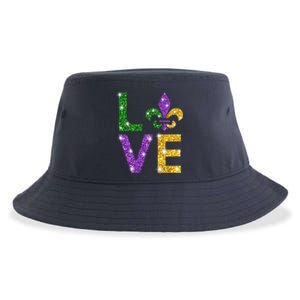 I Love Mardi Gras Shirt For Girls, Women , Men Sustainable Bucket Hat