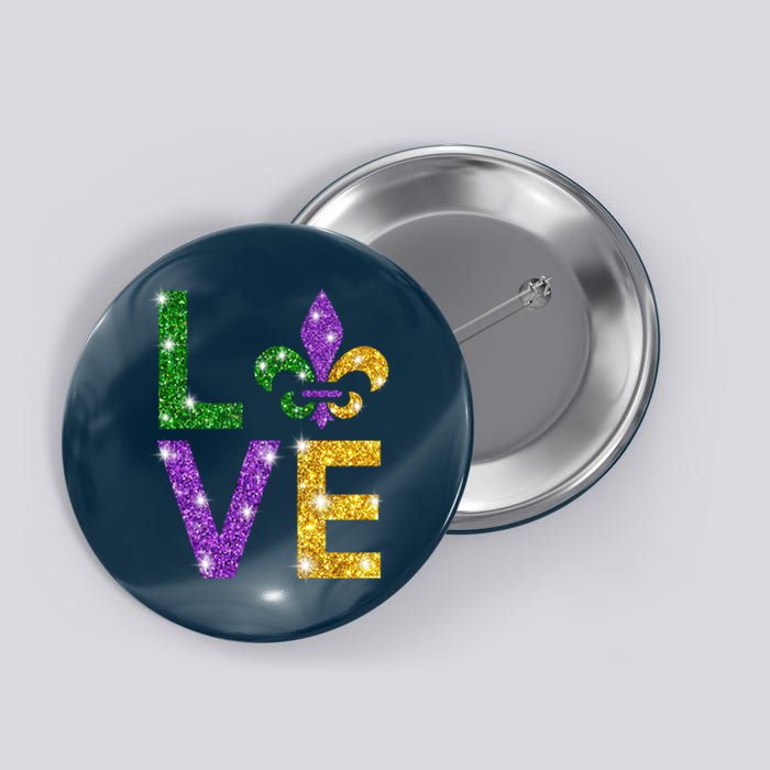 I Love Mardi Gras Shirt For Girls, Women , Men Button