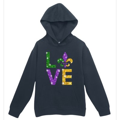 I Love Mardi Gras Shirt For Girls, Women , Men Urban Pullover Hoodie