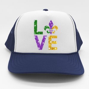 I Love Mardi Gras Shirt For Girls, Women , Men Trucker Hat