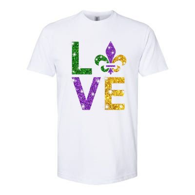 I Love Mardi Gras Shirt For Girls, Women , Men Softstyle CVC T-Shirt