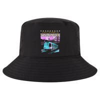 I Left My Heart In San Francisco Train & Bridge Cool Comfort Performance Bucket Hat