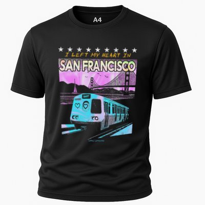 I Left My Heart In San Francisco Train & Bridge Performance Shirt
