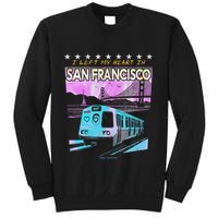 I Left My Heart In San Francisco Train & Bridge Sweatshirt