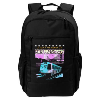 I Left My Heart In San Francisco Train & Bridge Backpack