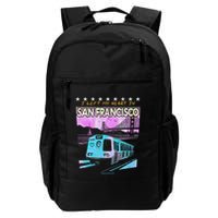 I Left My Heart In San Francisco Train & Bridge Backpack
