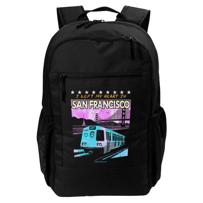 I Left My Heart In San Francisco Train & Bridge Backpack