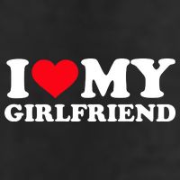 I Love My Girlfriend 7 Panel Mesh Trucker Snapback Hat