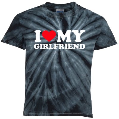 I Love My Girlfriend Kids Tie-Dye T-Shirt