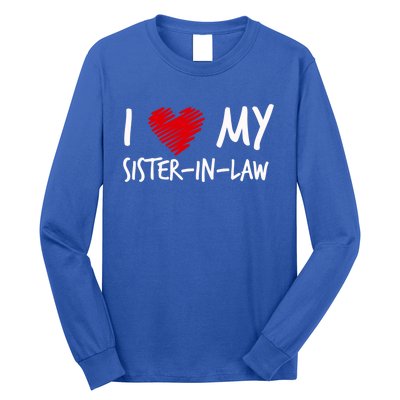 I Love My Sistercool Giftincool Giftlaw Valentines Outfit Matching Family Cool G Long Sleeve Shirt