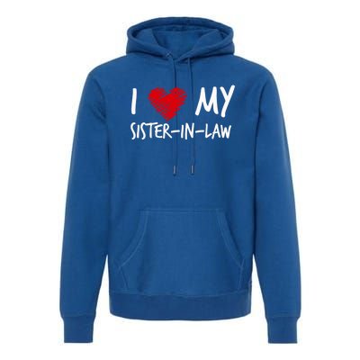 I Love My Sistercool Giftincool Giftlaw Valentines Outfit Matching Family Cool G Premium Hoodie