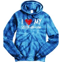 I Love My Sistercool Giftincool Giftlaw Valentines Outfit Matching Family Cool G Tie Dye Hoodie