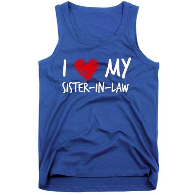 I Love My Sistercool Giftincool Giftlaw Valentines Outfit Matching Family Cool G Tank Top