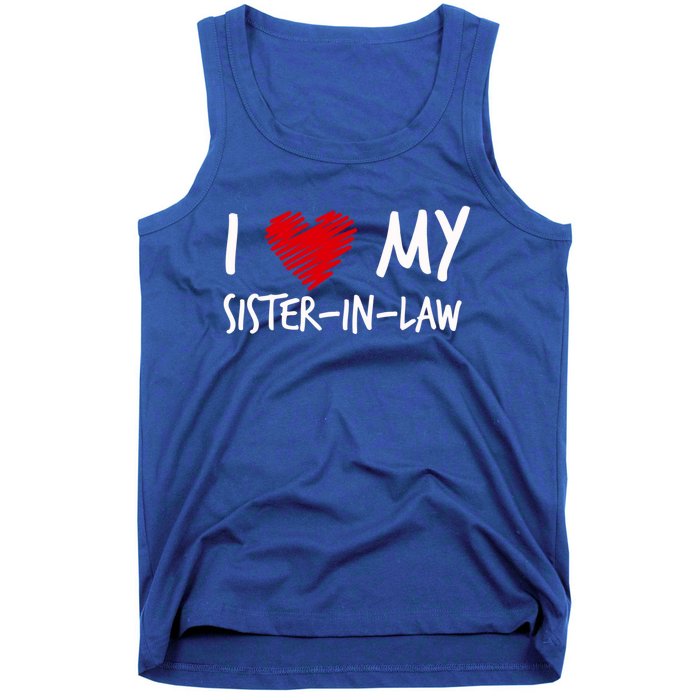 I Love My Sistercool Giftincool Giftlaw Valentines Outfit Matching Family Cool G Tank Top