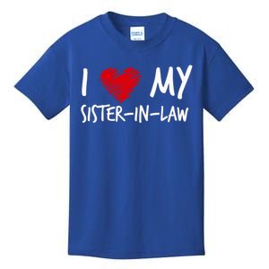 I Love My Sistercool Giftincool Giftlaw Valentines Outfit Matching Family Cool G Kids T-Shirt