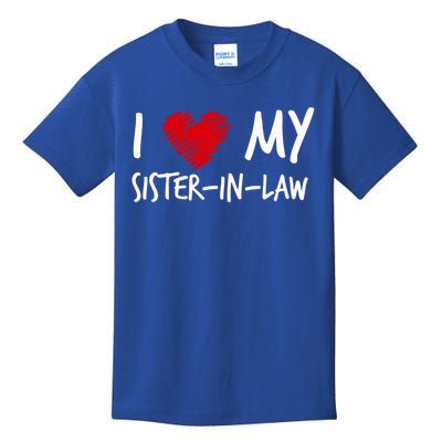 I Love My Sistercool Giftincool Giftlaw Valentines Outfit Matching Family Cool G Kids T-Shirt