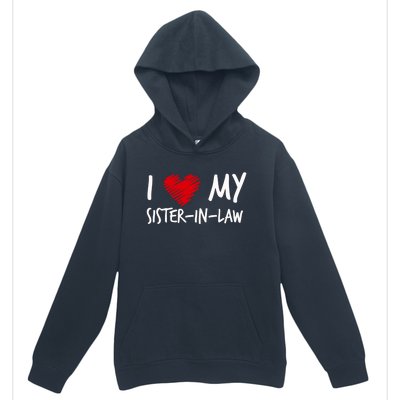 I Love My Sistercool Giftincool Giftlaw Valentines Outfit Matching Family Cool G Urban Pullover Hoodie