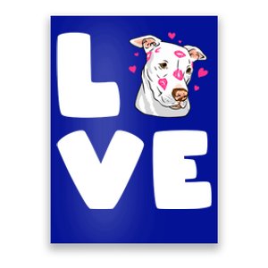 I Love My Pitbull Love Pitbull Pittie Dog Moms Dads Meaningful Gift Poster