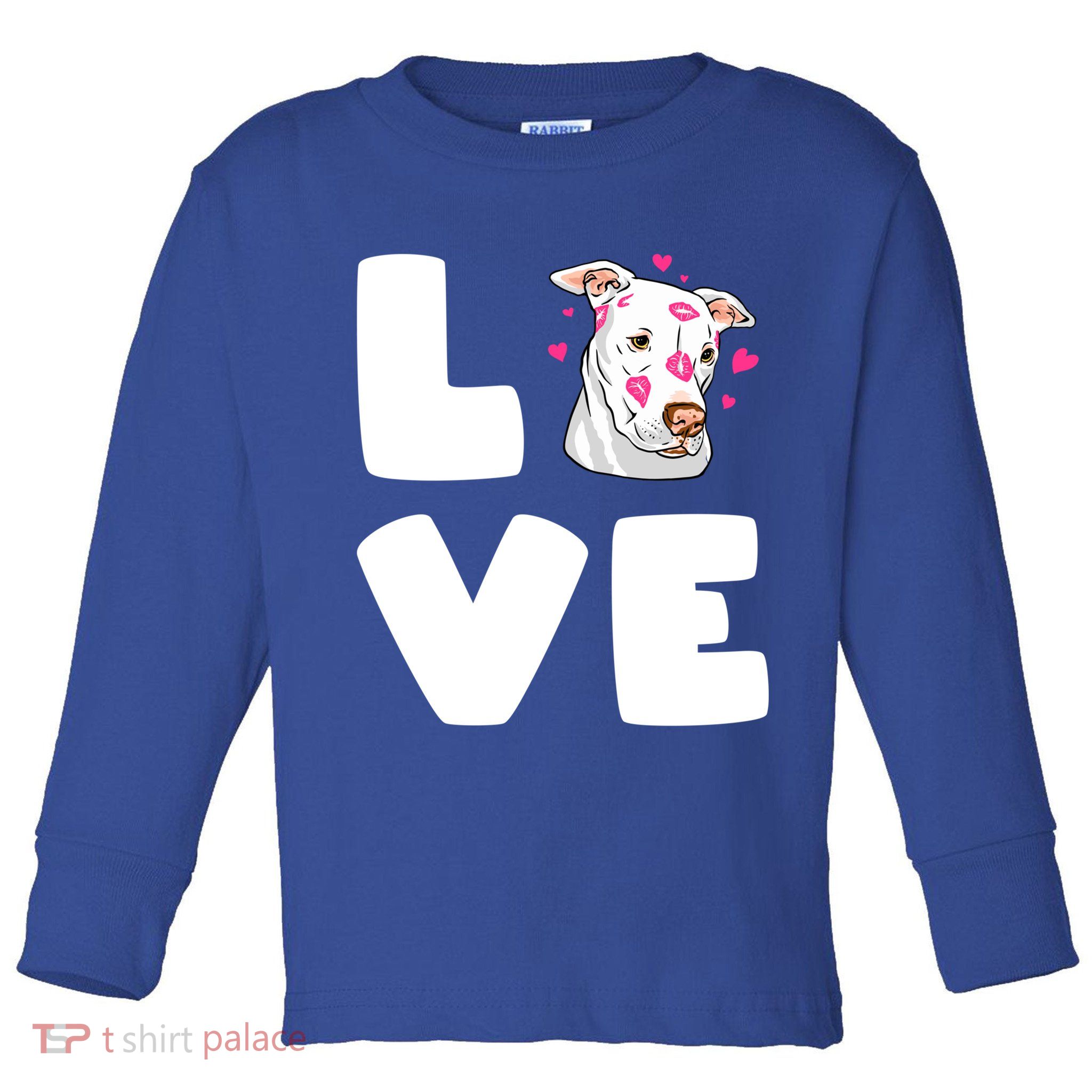 I Love My Pitbull Love Pitbull Pittie Dog Moms Dads Meaningful Gift Toddler Long Sleeve Shirt