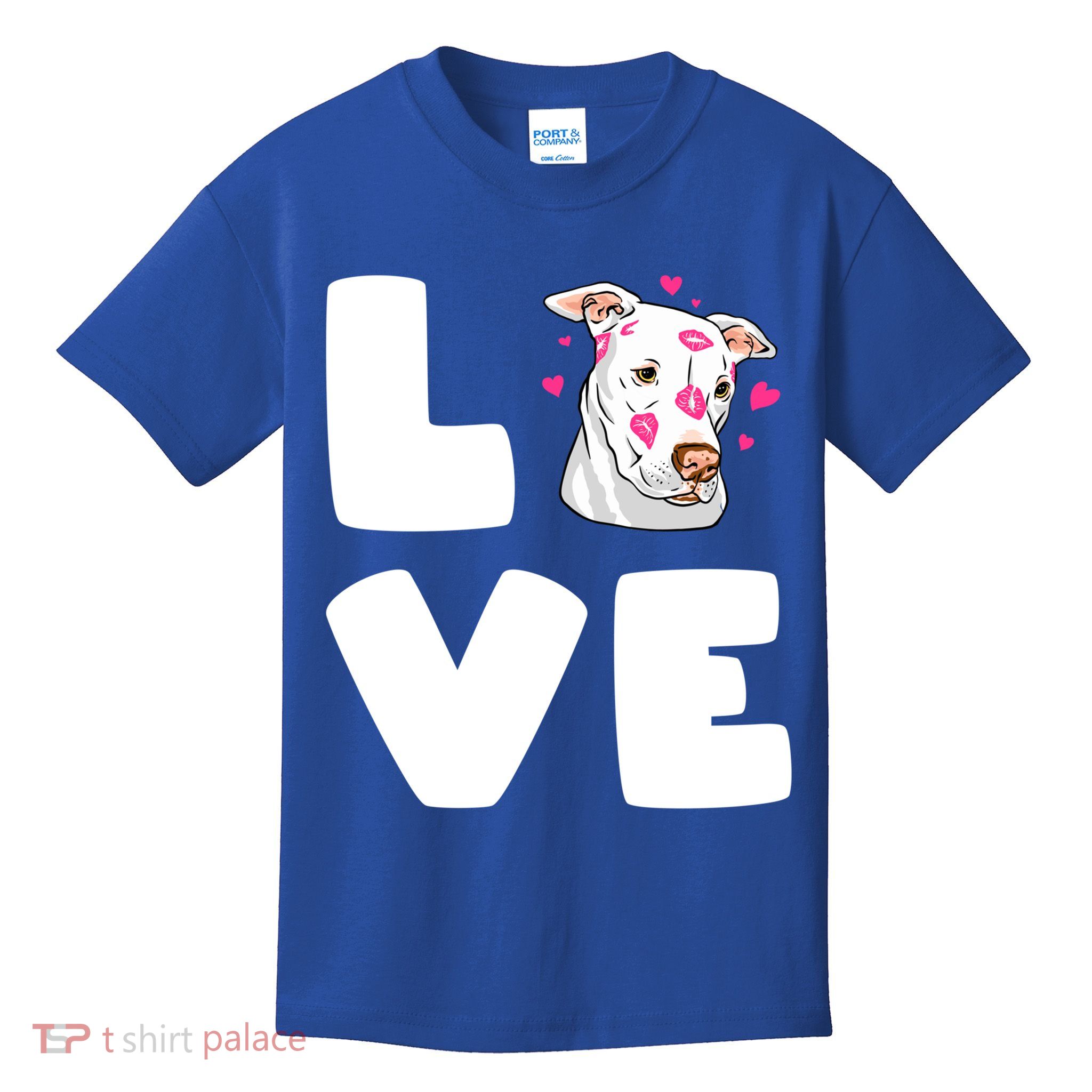 I Love My Pitbull Love Pitbull Pittie Dog Moms Dads Meaningful Gift Kids T-Shirt