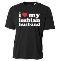 I Love My Lesbian Husband Apparel Cooling Performance Crew T-Shirt