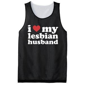 I Love My Lesbian Husband Apparel Mesh Reversible Basketball Jersey Tank