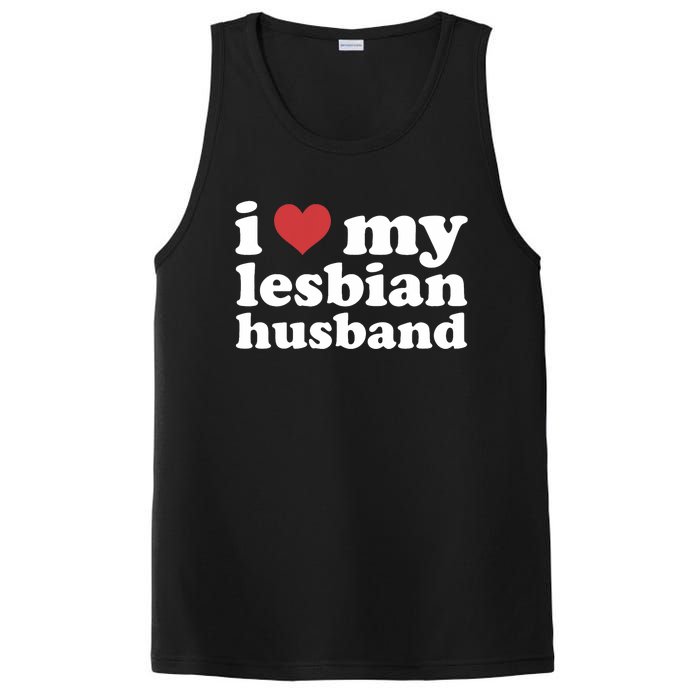 I Love My Lesbian Husband Apparel PosiCharge Competitor Tank