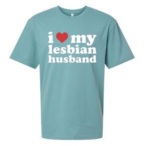 I Love My Lesbian Husband Apparel Sueded Cloud Jersey T-Shirt