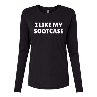 I Like My Suitcase I Like My Sootcase Funny Womens Cotton Relaxed Long Sleeve T-Shirt