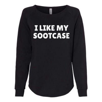 I Like My Suitcase I Like My Sootcase Funny Womens California Wash Sweatshirt