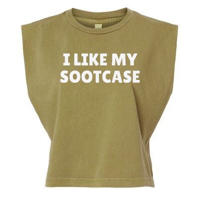 I Like My Suitcase I Like My Sootcase Funny Garment-Dyed Women's Muscle Tee