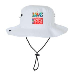 I Love My Enrich Antiracism Inclusion Dei Culture Funny Gift Legacy Cool Fit Booney Bucket Hat