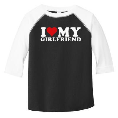 I Love My Girlfriend I Heart My Girlfriend Gf Toddler Fine Jersey T-Shirt