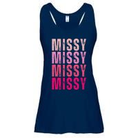 I Love Missy First Name Missy Vintage Ladies Essential Flowy Tank