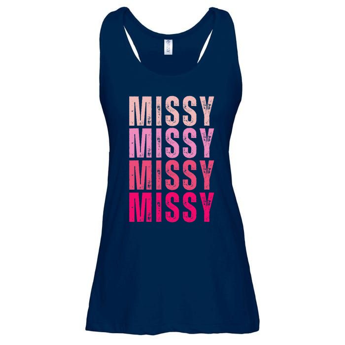 I Love Missy First Name Missy Vintage Ladies Essential Flowy Tank