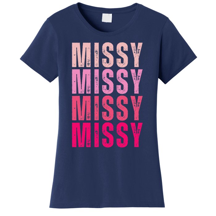 I Love Missy First Name Missy Vintage Women's T-Shirt