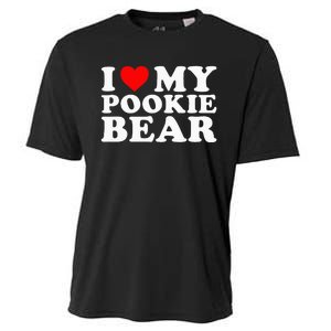 I Love My Pookie Bear Funny Cooling Performance Crew T-Shirt